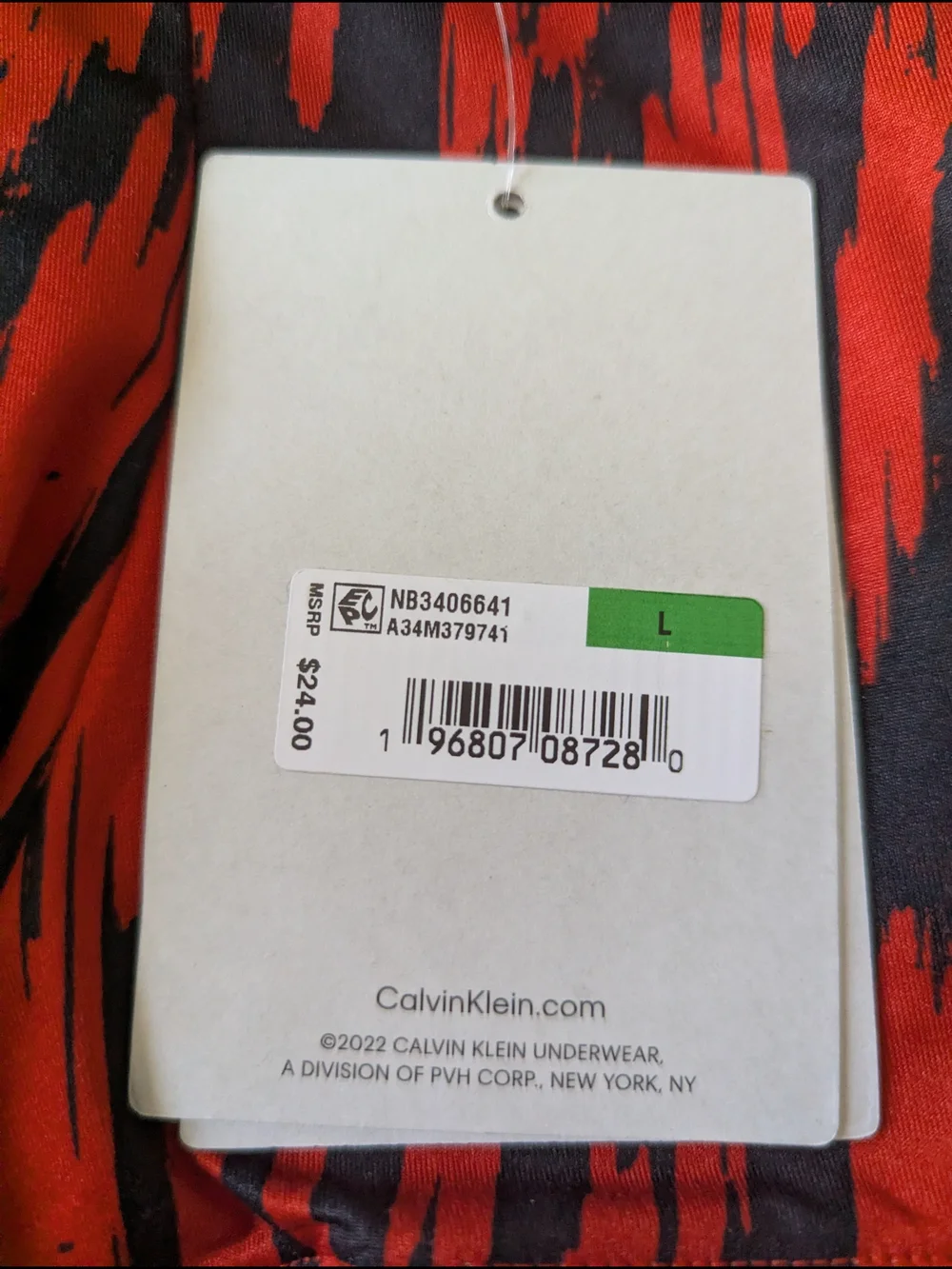 Calvin Klein Men’s Boxer Briefs Trio — Red, Black & Red/Black Pattern